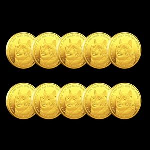 Dogecoin Toy Collectible coins (10x coins)